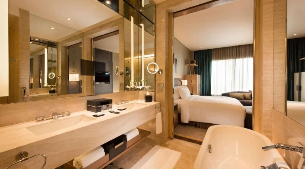 Double Queen Premier Room at Conrad Pune