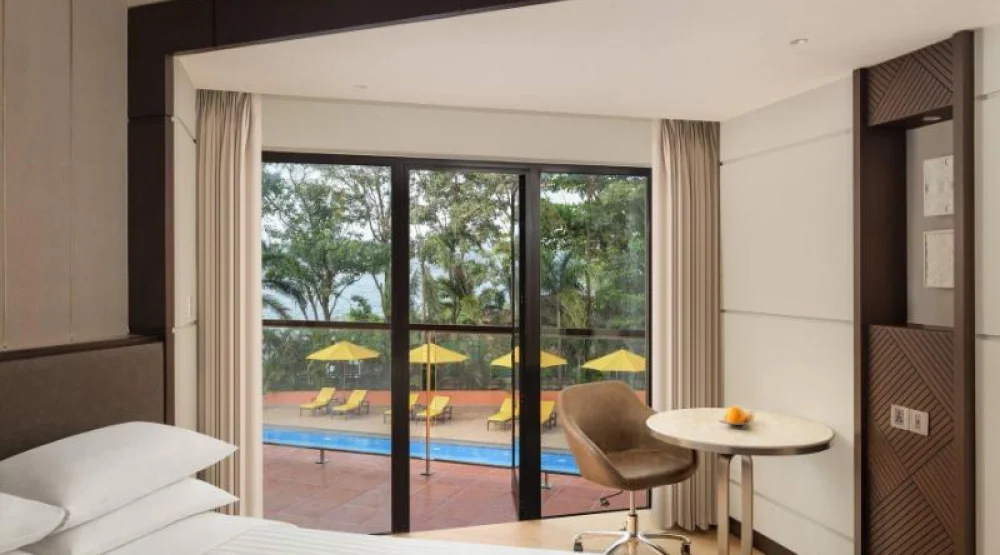 Guest Room, Two Queen, Pool View at Goa Marriott Resort & Spa