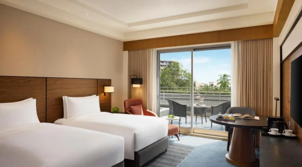 Two Twin Beds at Grand Hyatt Mumbai Hotel & Residences