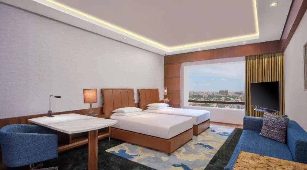 Twin Pool View at Hyatt Regency Chennai