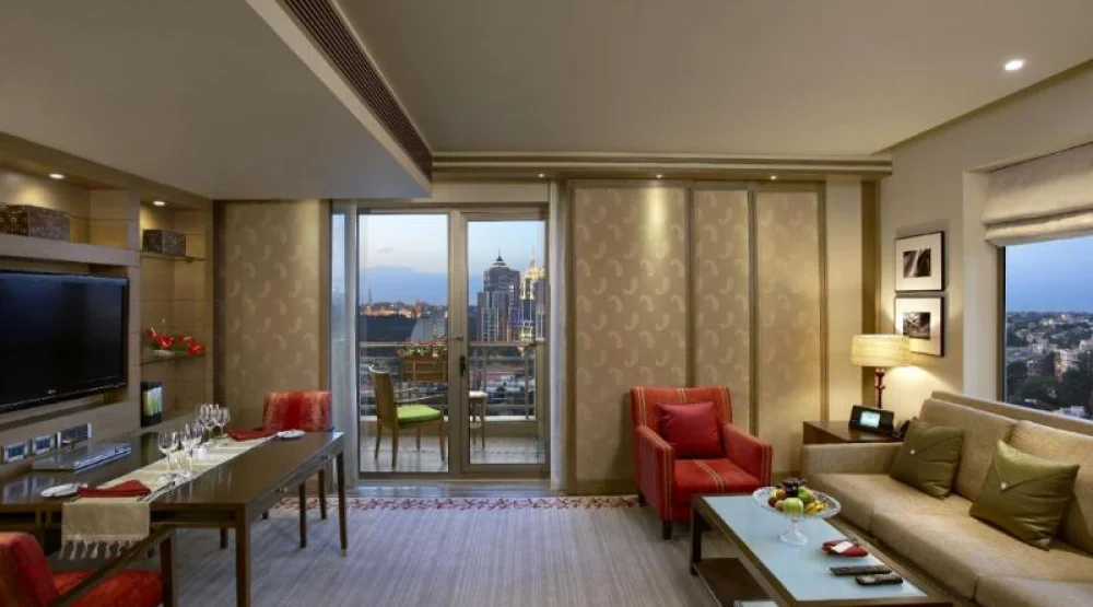 Towers Suite, Luxury Hrs, Club Level, One Bedroom Suite, One King, Pool View at ITC Gardenia Bengaluru a Luxury Collection Retreat