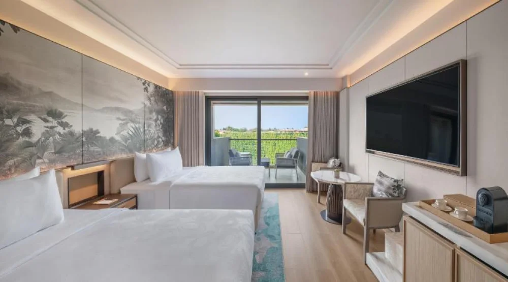 Luxury Twin Room with Balcony and Courtyard View at JW Marriott Goa