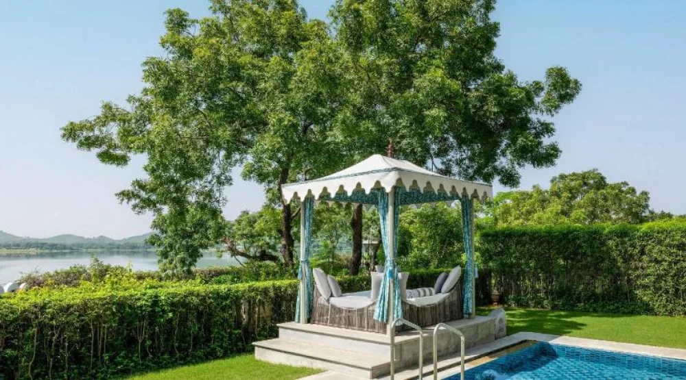 Flamingo Signature King Room with Plunge Pool at Raffles Udaipur