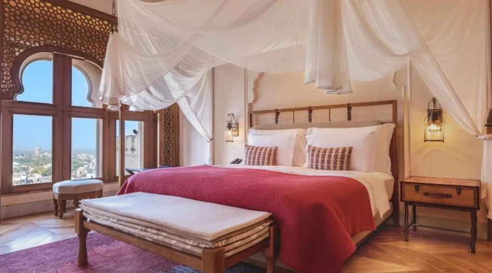 Terrace Hot Tub Suite at Six Senses Fort Barwara