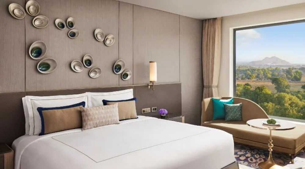 Luxury Room King Bed at Taj Amer Jaipur