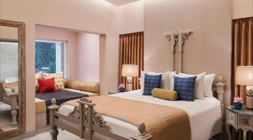 Traditional Garden View Cottage King Bed at Taj Aravali Resort & Spa