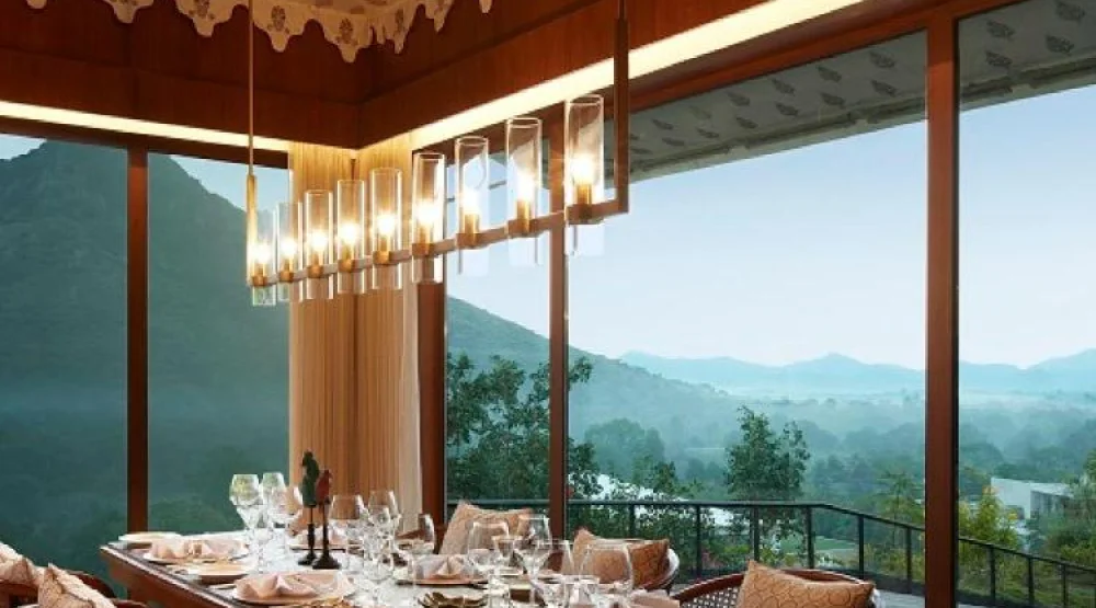 Presidential Two Bedroom Glass Box with Panoramic View at Taj Aravali Resort & Spa