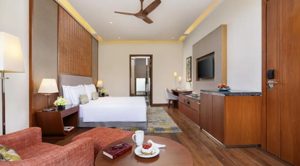 Luxury Room with Balcony - King Bed at Taj Damdama Lake Resort & Spa Gurugram