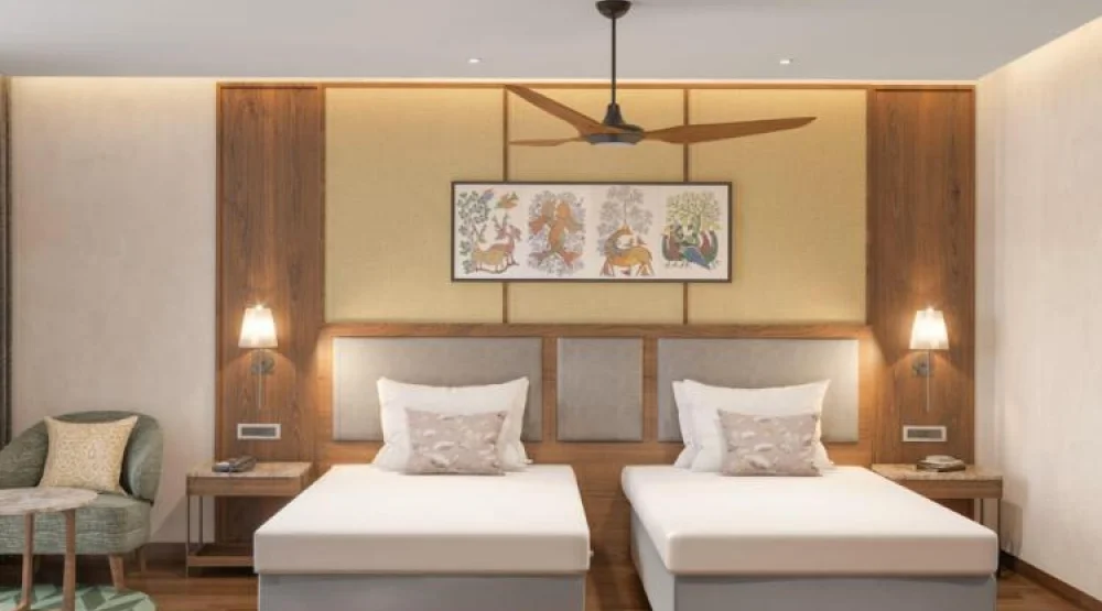 Superior Room - Twin Bed at Taj Damdama Lake Resort & Spa Gurugram