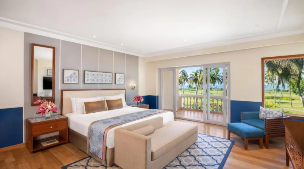 Luxury Suite with Living Area Sea View at Taj Exotica Resort & Spa Goa