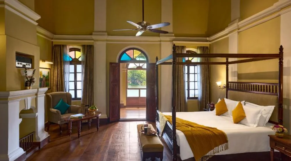 Heritage Room Lagoon/pool View King Bed at Taj Kumarakom Resort & Spa Kerala