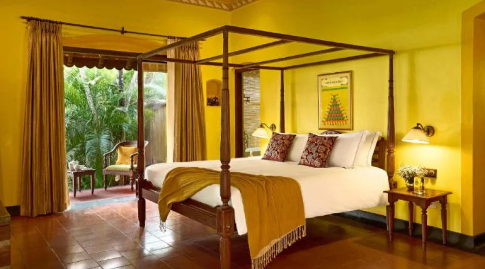 Grand Luxury Pool Villa Private Plunge Pool King Bed at Taj Kumarakom Resort & Spa Kerala