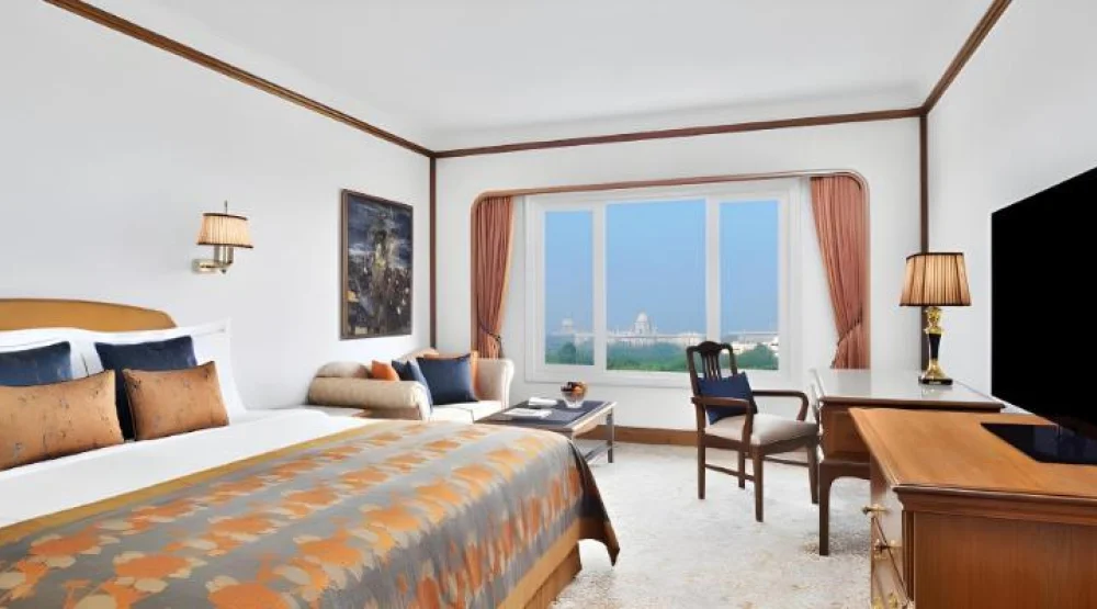 Luxury Room City View King Bed at Taj Mahal New Delhi