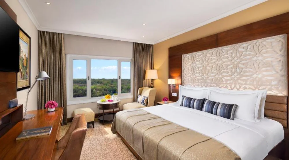 Luxury Room King Bed Diplomatic Enclave View at Taj Palace New Delhi