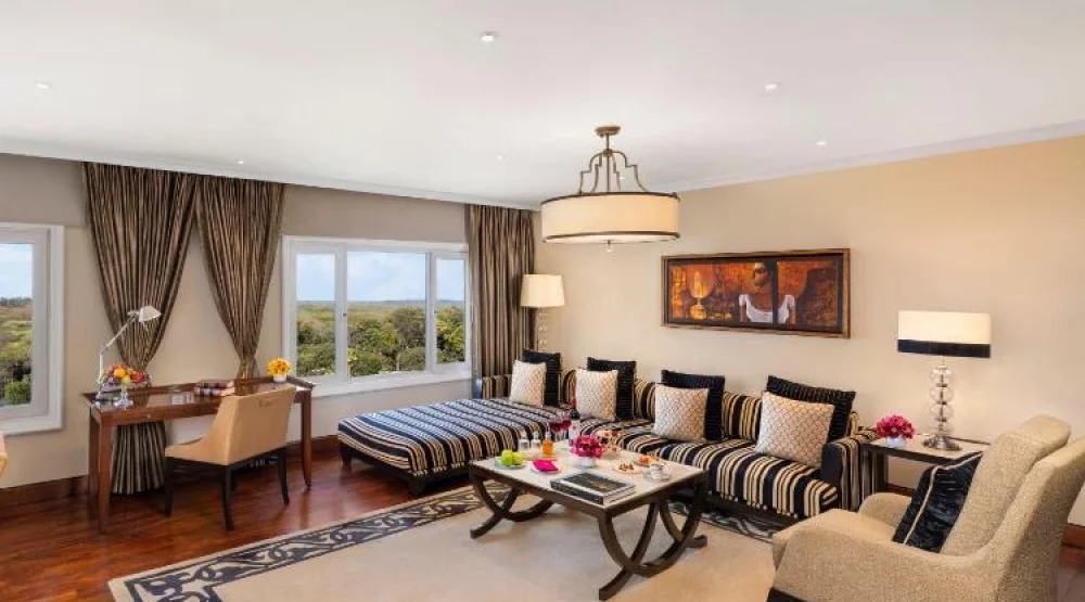 Luxury Suite King Bed Pool View at Taj Palace New Delhi