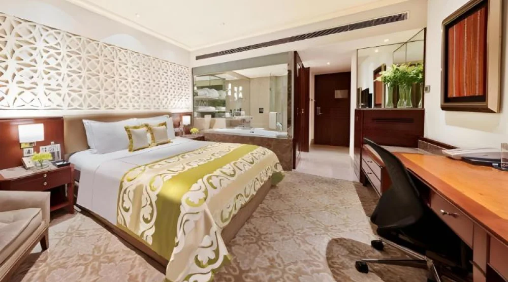 Deluxe Room King Bed Diplomatic Enclave View at Taj Palace New Delhi