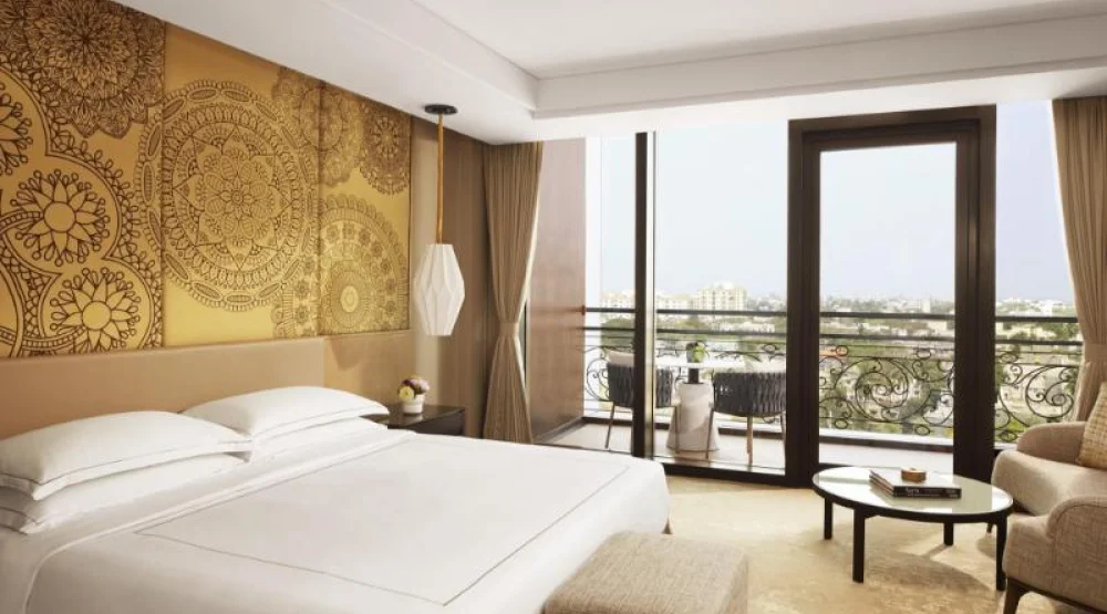 Studio Apartment with Balcony Twin Bed at Taj Wellington Mews Chennai