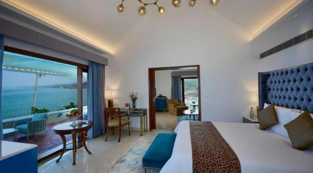 Ocean View Suite at The Leela Kovalam A Raviz Hotel