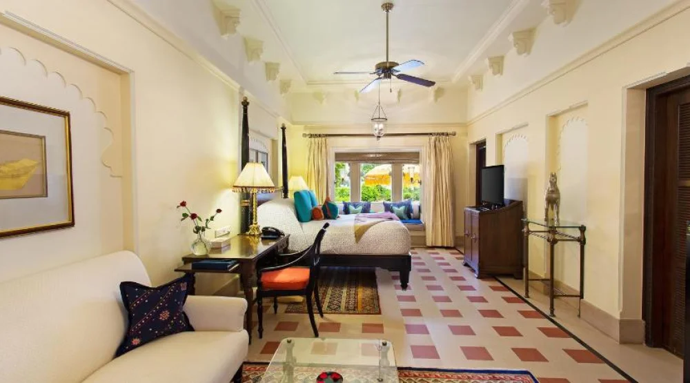 Premier Room City Palace View with Semi Private Pool at The Oberoi Udaivilas Udaipur