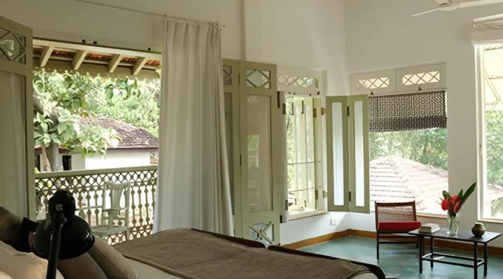 Mandovi River View Room at The Postcard Velha