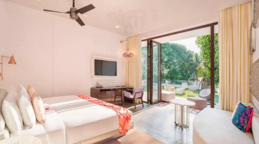Spectacular, Patio, Guest Room, One King at W Goa