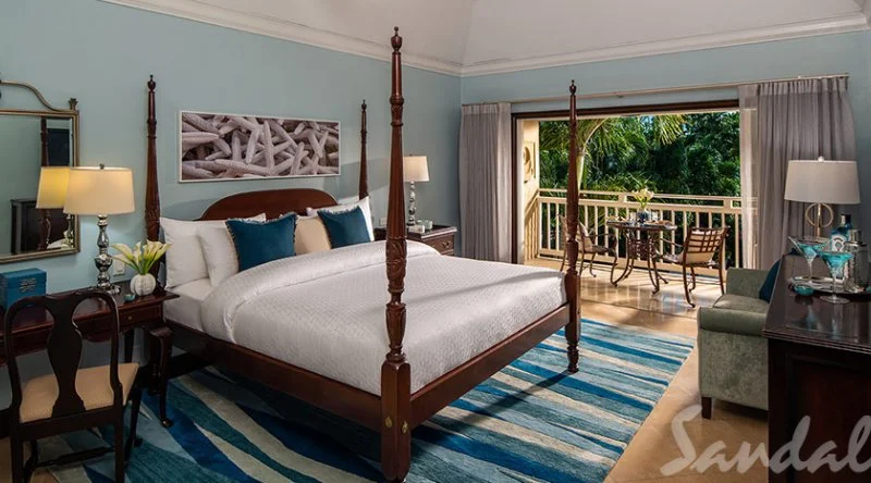 Caribbean Honeymoon Grande Luxe Poolside Room at Sandals Grande Antigua Resort & Spa