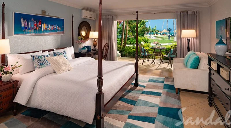 Caribbean Walkout Club Level Veranda Suite at Sandals Grande Antigua Resort & Spa