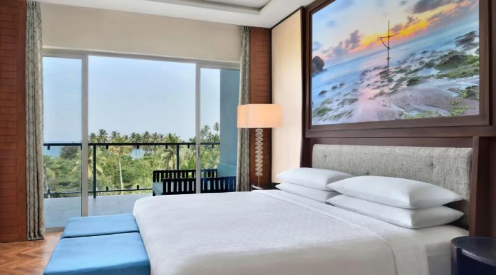 One Bedroom Suite, One King, Ocean View at Sheraton Kosgoda Turtle Beach Resort