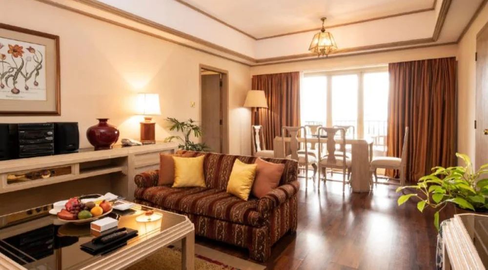 Luxury One Bed Room Suite Ocean View King Bed at Taj Samudra