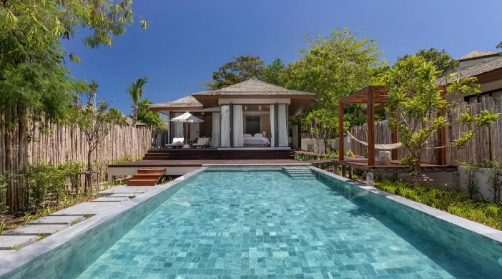 Beachfront Pool Villa at Cape Fahn Hotel Private Island