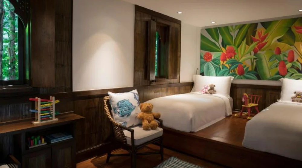 Family Pool Villa with One King and Two Twin Beds at Four Seasons Resort Koh Samui