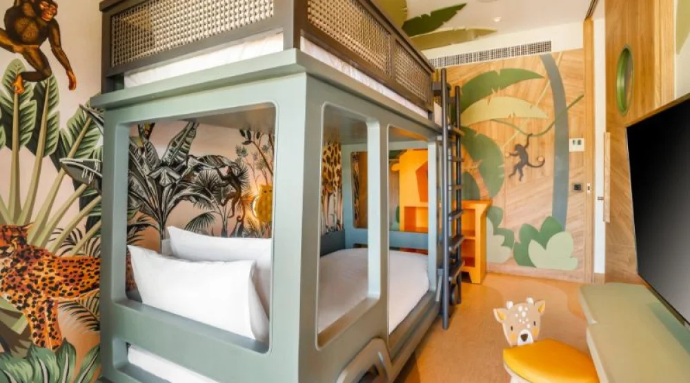 One King One Bunk Bed Suite Kids Theme Balcony at Holiday Inn Resort Samui Bophut Beach