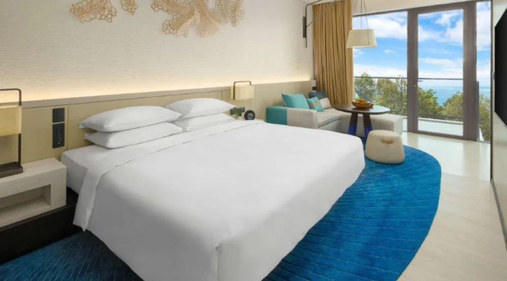 One King Bed Partial Ocean View at Hyatt Regency Koh Samui