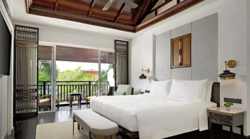 Executive Suite, One Bedroom Suite, One King, Sofa Bed, Pool View, Balcony at JW Marriott Khao Lak Resort & Spa