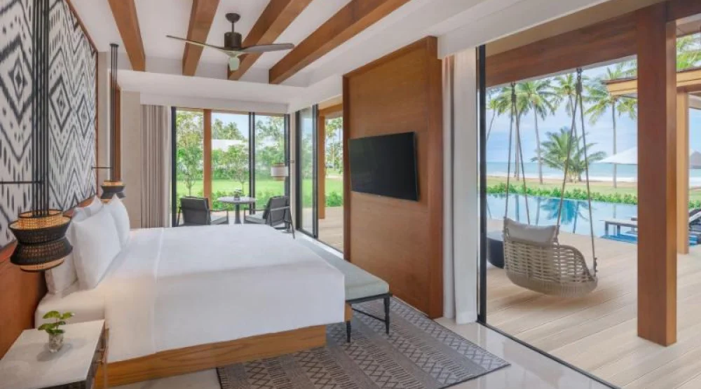 Two Bedroom Villa, Two Bedroom Villa, Bedroom 1: One King, Bedroom 2: Two Twin, Sofa Bed, Oceanfront at JW Marriott Khao Lak Resort & Spa