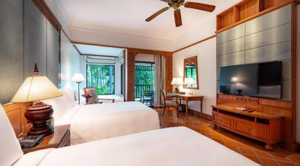 Family Room, Two Double, Garden View, High Floor, Balcony at JW Marriott Phuket Resort & Spa
