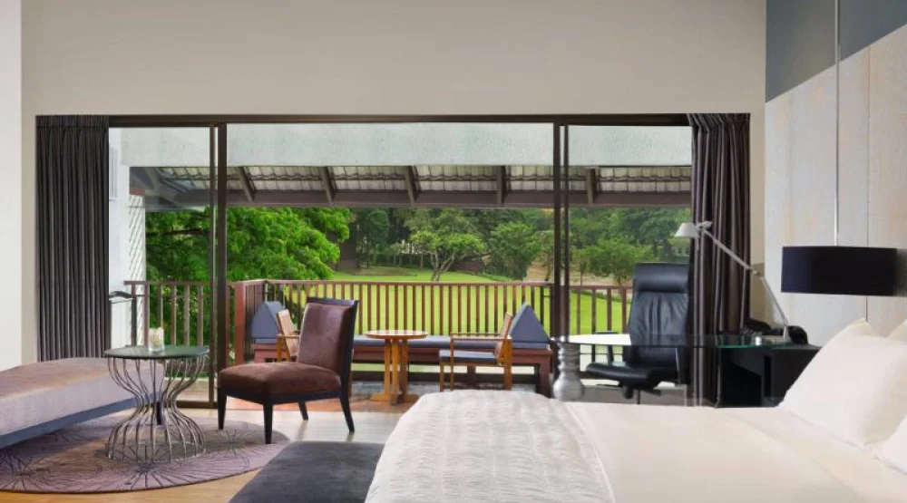Larger Guest Room, One King, Pool View, Balcony at Le Meridien Chiang Rai Resort
