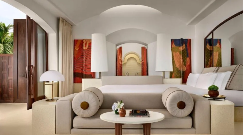 Ocean Pavilion, Guest Room, One King, Sofa Bed at Phulay Bay Ritz-Carlton Reserve