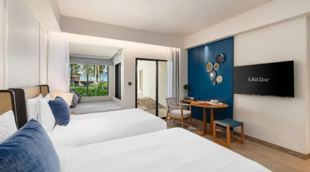 Ocean View Terrace Two Twin Beds at SAii Laguna Phuket