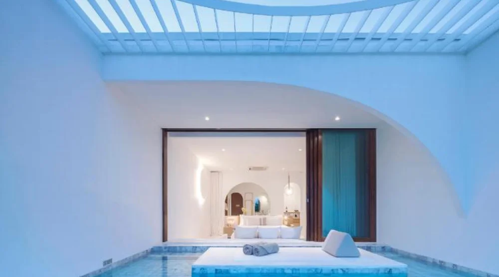 Oceanfront Balcony Pool Suite at SALA Samui Chaweng Beach Resort
