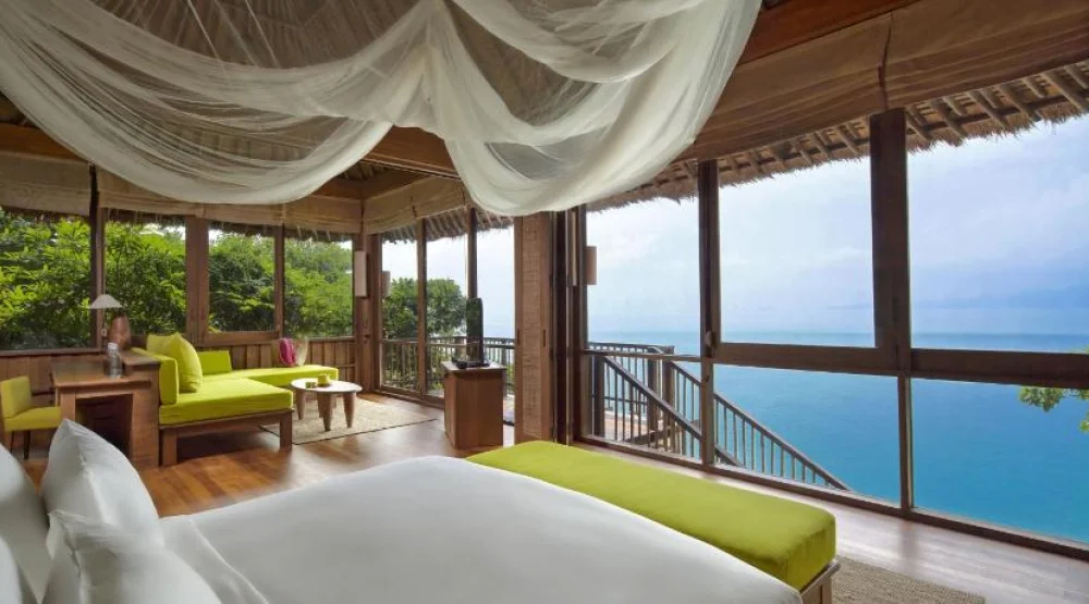 Ocean Front Pool Villa Suite at Six Senses Samui