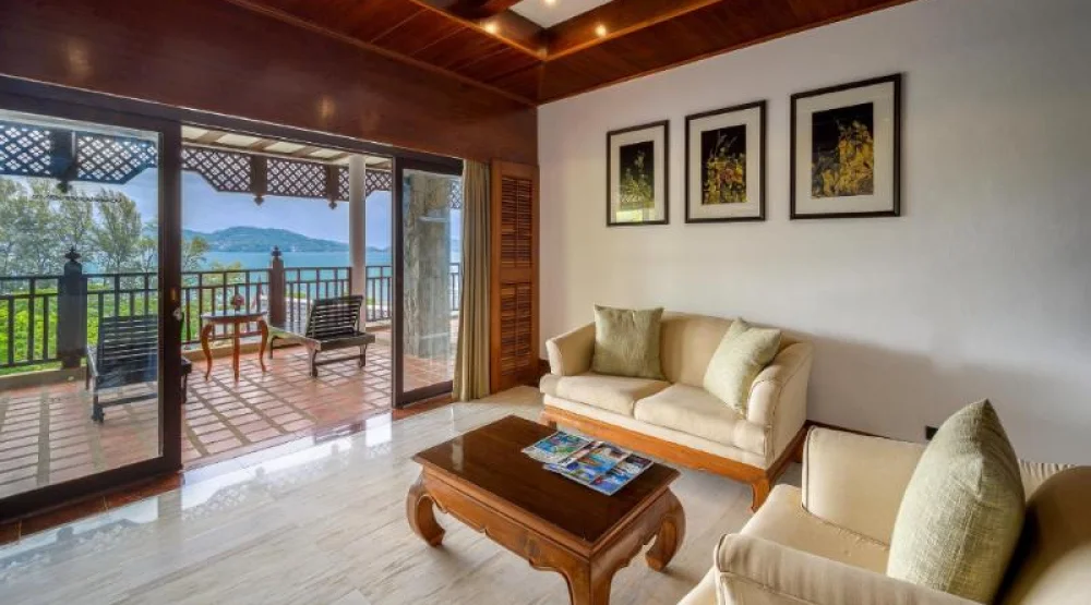 Family Seaview Two Bedroom Hillside Suite with Terrace Bathtub at Thavorn Beach Village Resort