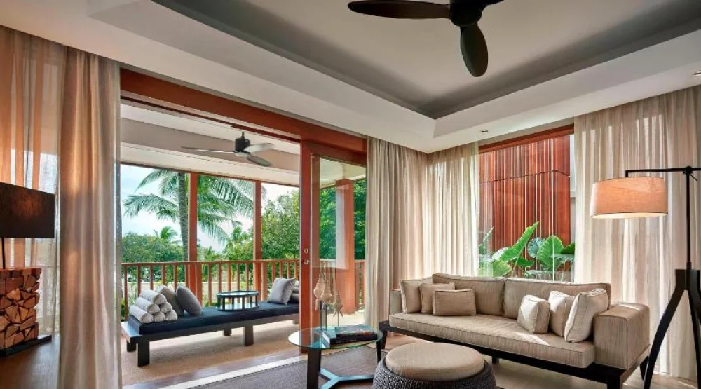 Select Terrace Suite Twin, One Bedroom Suite, Two Twin, Resort View, Balcony at The Ritz-Carlton Koh Samui