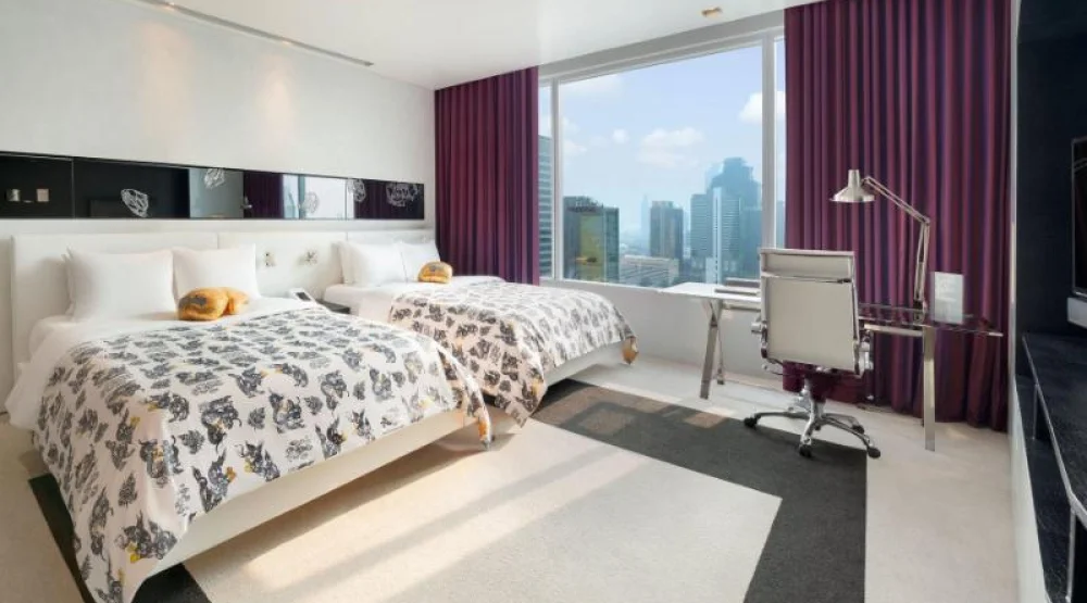 Standard, Guest Room, Two Queen at W Bangkok