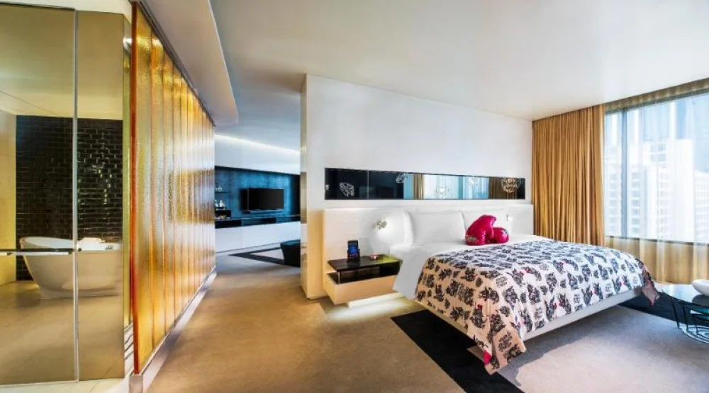 Urban, One Bedroom Larger Suite, One King, High Floor at W Bangkok