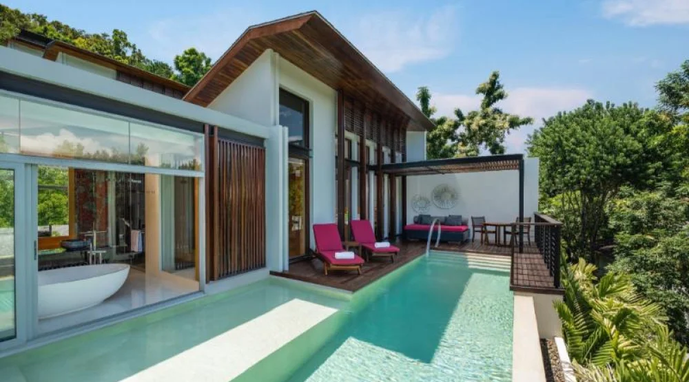 Jungle Oasis, One Bedroom Villa, One King, Garden View, Private Pool at W Koh Samui