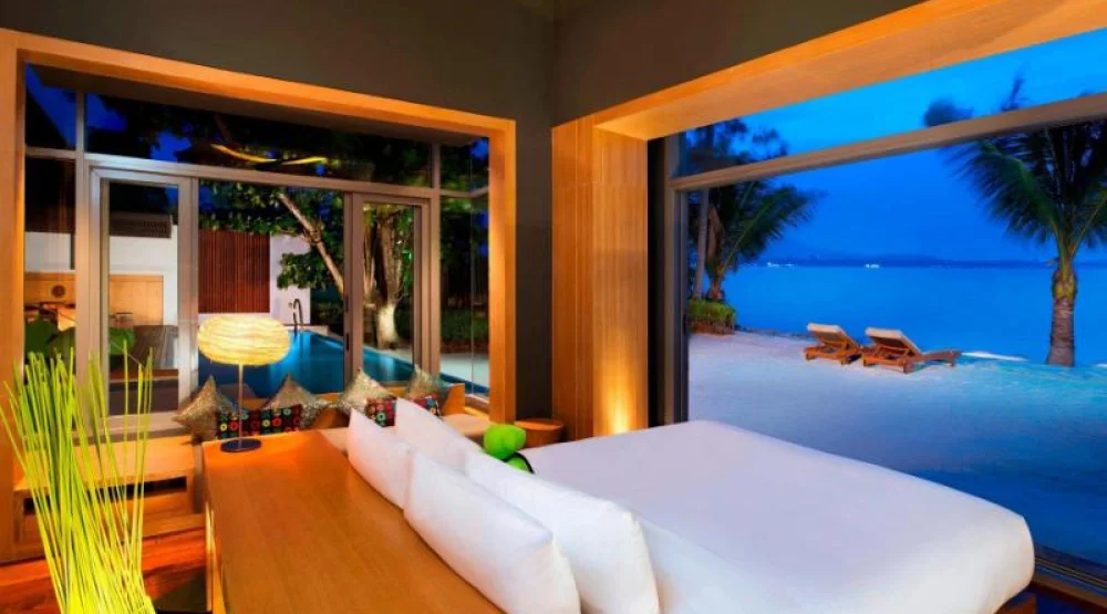 Wow Ocean Haven, One Bedroom Villa, One King, Oceanfront, Beach Front, Private Pool at W Koh Samui