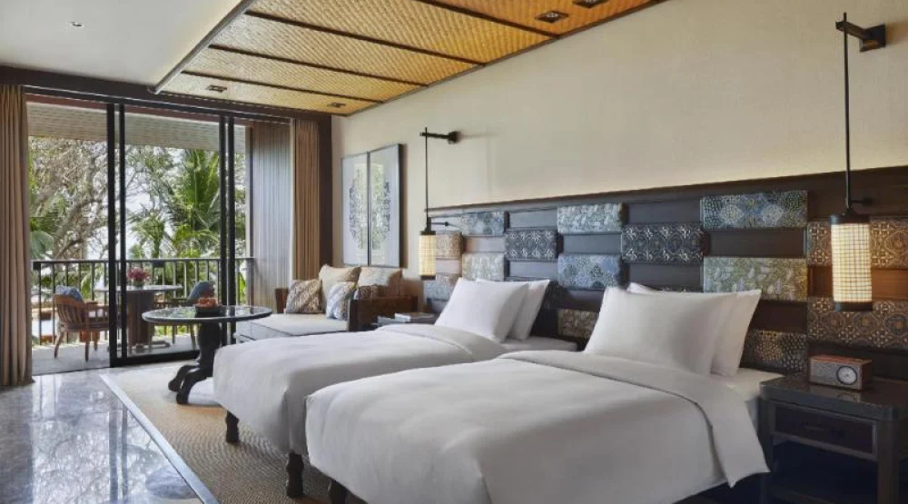 Two Twin Beds Ocean View at Andaz Bali