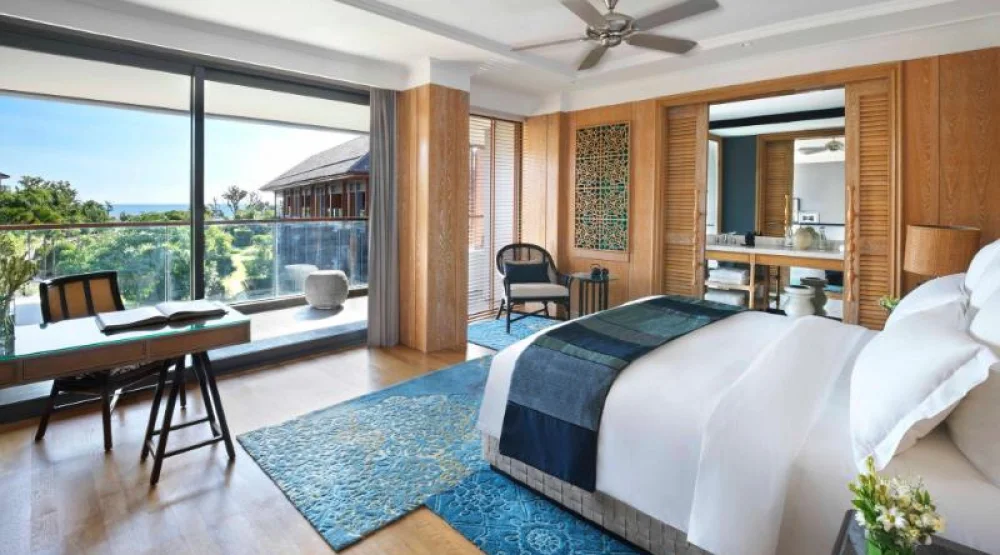 One King Bed Suite Partial Ocean View at Hotel Indigo Bali Seminyak Beach