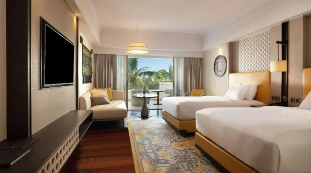 Twin Guest Room Garden View at Hilton Bali Resort